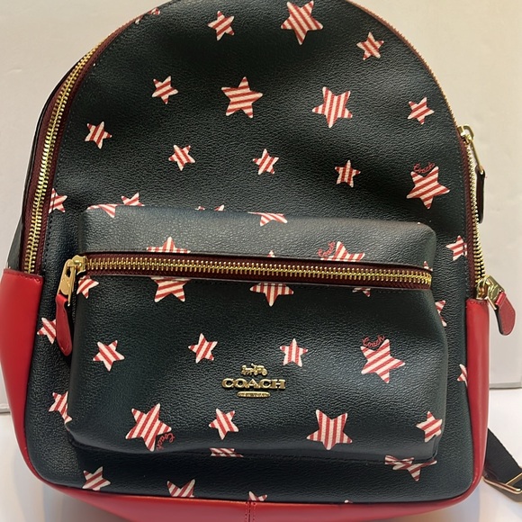 Coach Handbags - Coach Medium Charlie Backpack with American Star Print- New/No Tags